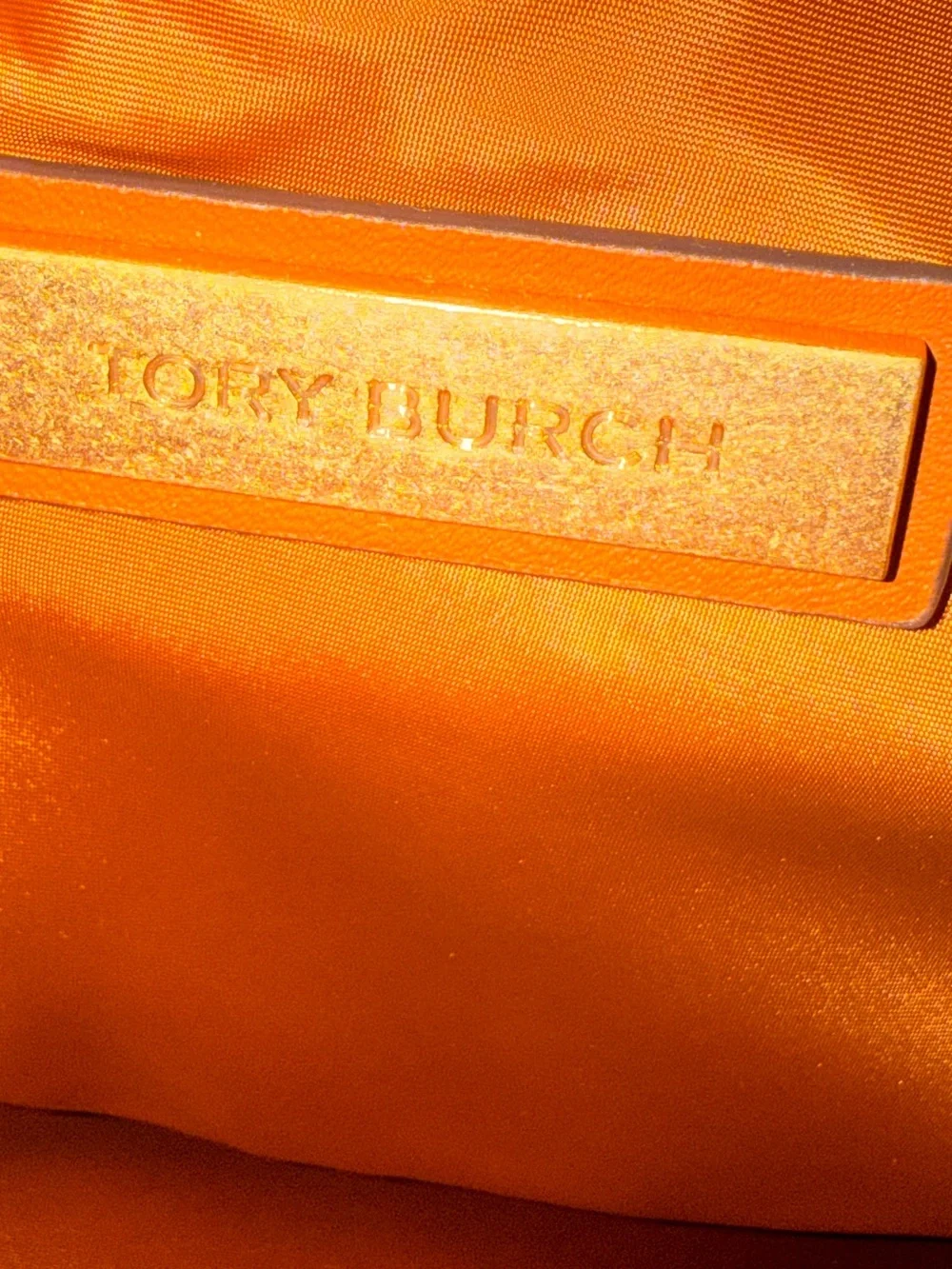 Tory Burch Brown Coat with Floral Trim